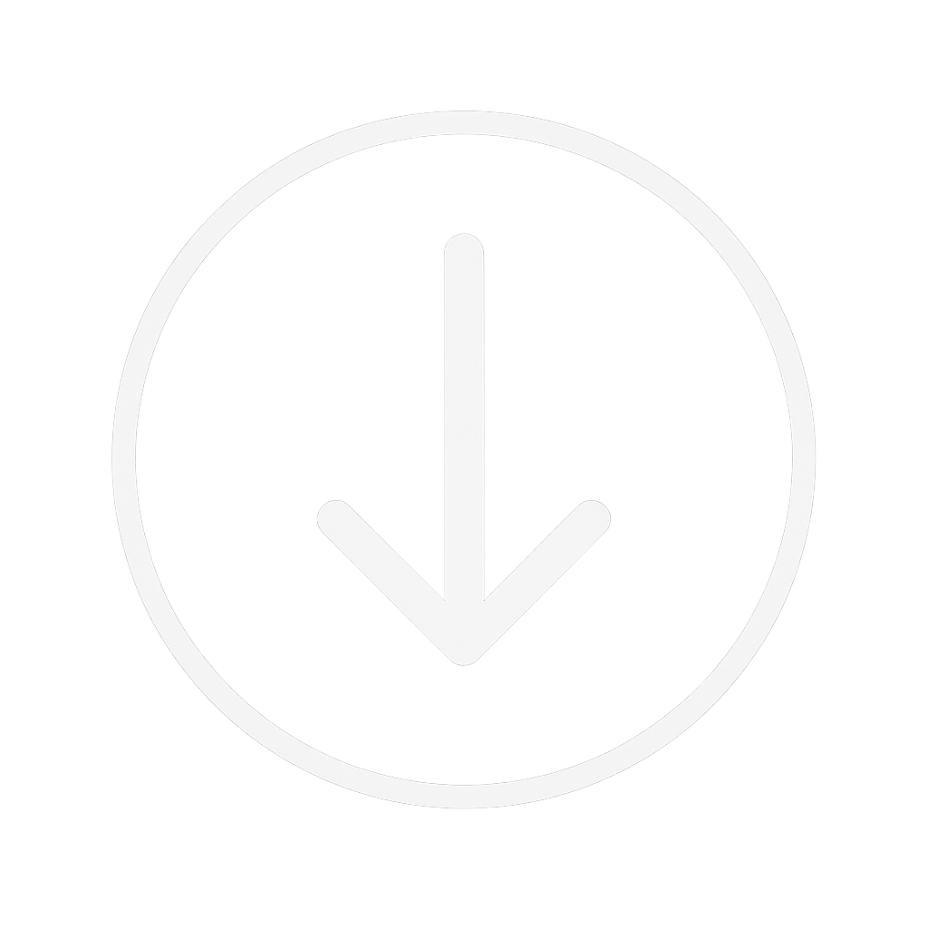 Seta apontando para baixo