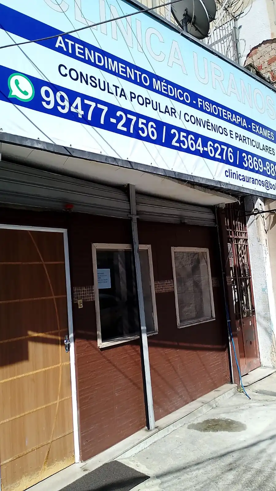 Fachada da Clínica Uranos em Ramos